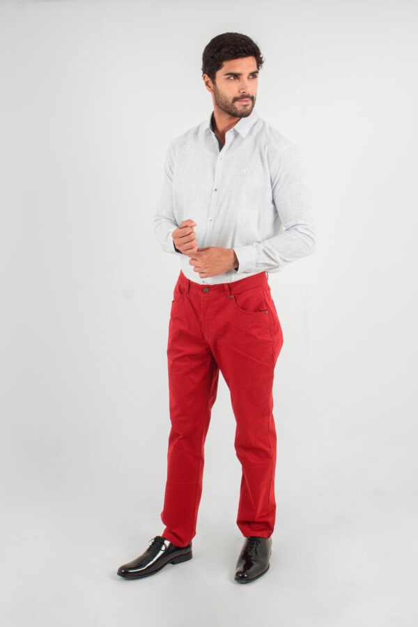 Camisa en Oxford blanco - Imagen 2