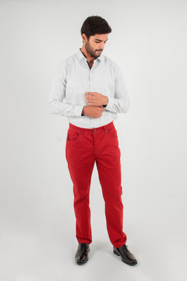 Camisa en Oxford blanco